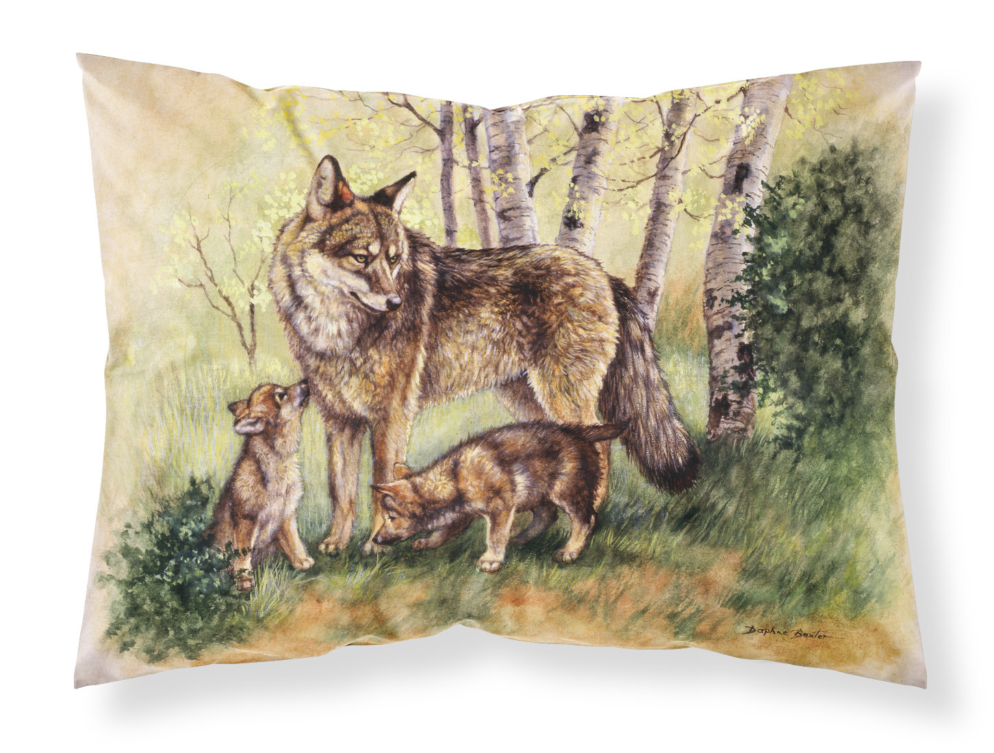 wolf pillow case