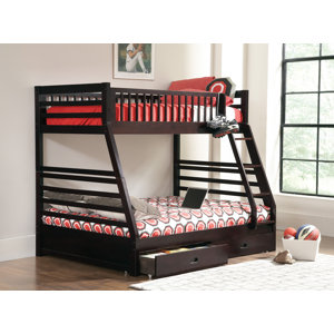 Rafael Twin over Full Bunk Bed with Storage