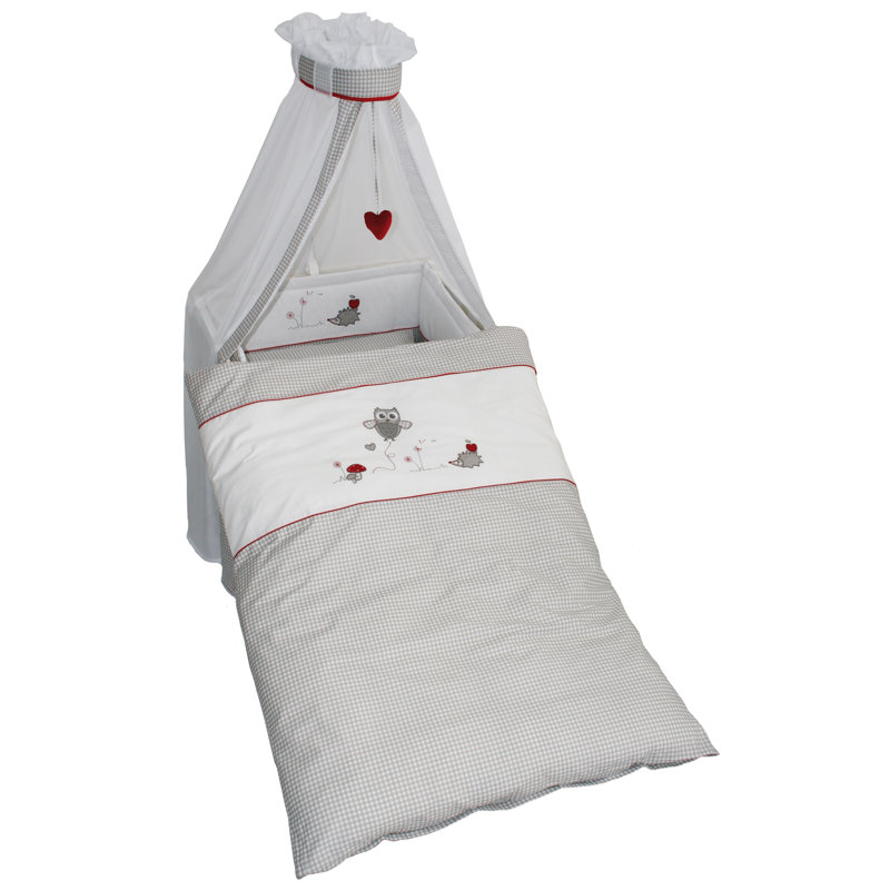 5 piece cot bedding set