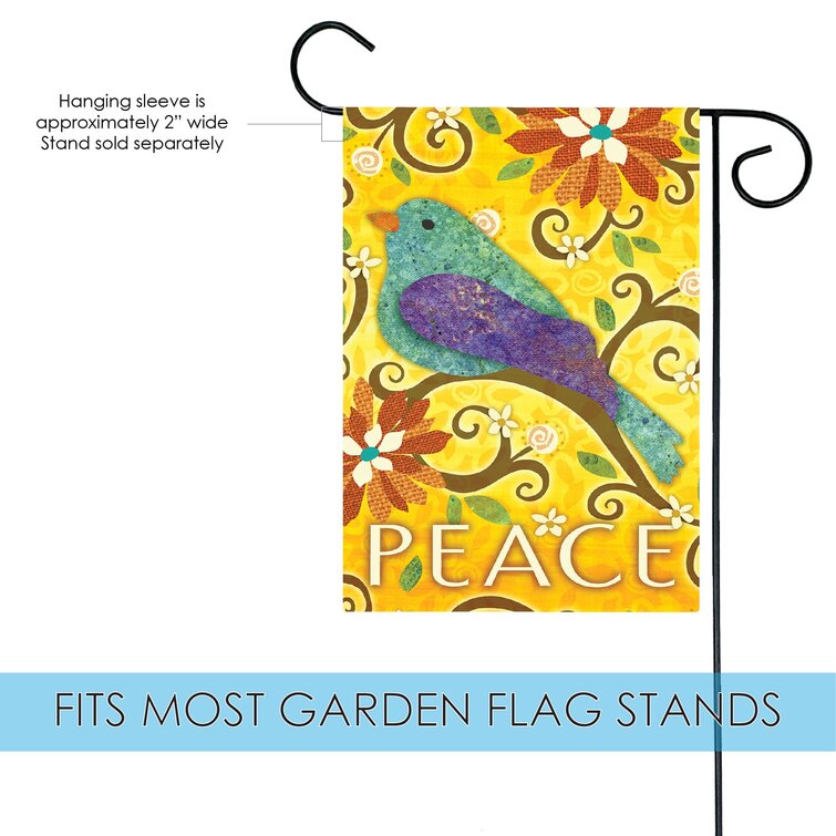 Garden Flag 12.5 x 18 Toland Home Garden 119472 Backyard Burrows 12.5 x 18 Inch Decorative
