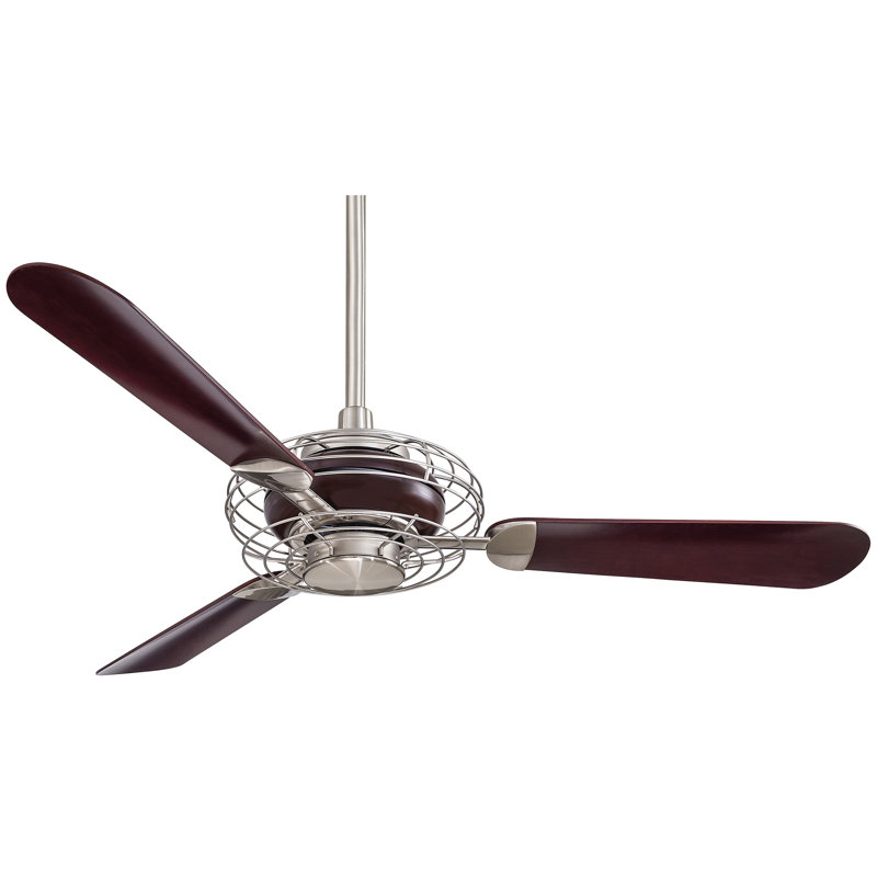 Minka Aire 52" Acero Retro 3 Blade LED Ceiling Fan ...