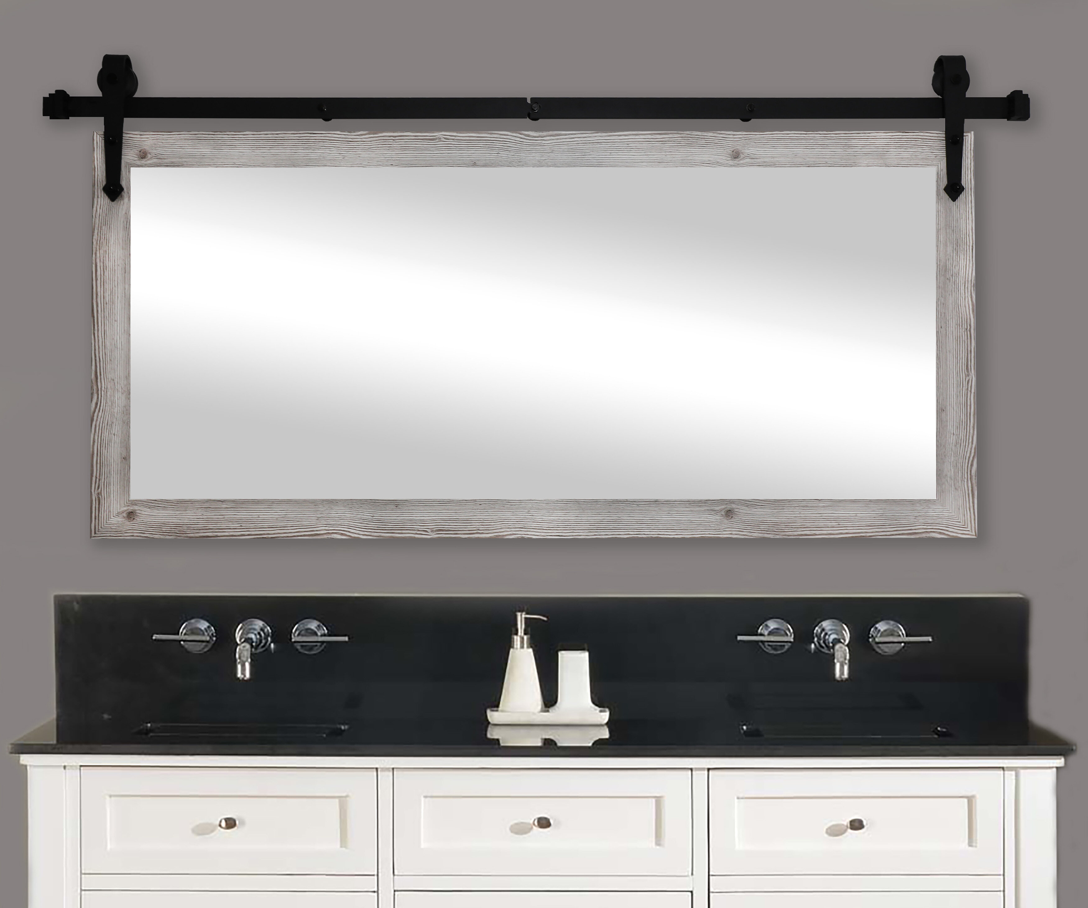 Laurel Foundry Modern Farmhouse Abraham Antique Farmhouse Country Bathroom Vanity Mirror Reviews Wayfairca