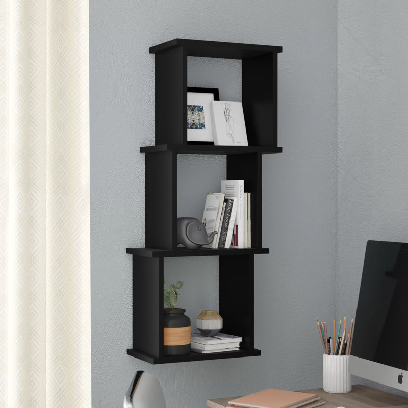 Ebern Designs Natasha 3 Cube Floating Decorative Organizer Wall