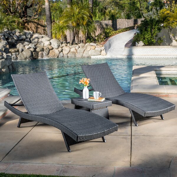 Details about   Patio Chaise Lounge Chair Rattan Lounger Recliner Seat Outdoor Furniture Multi 