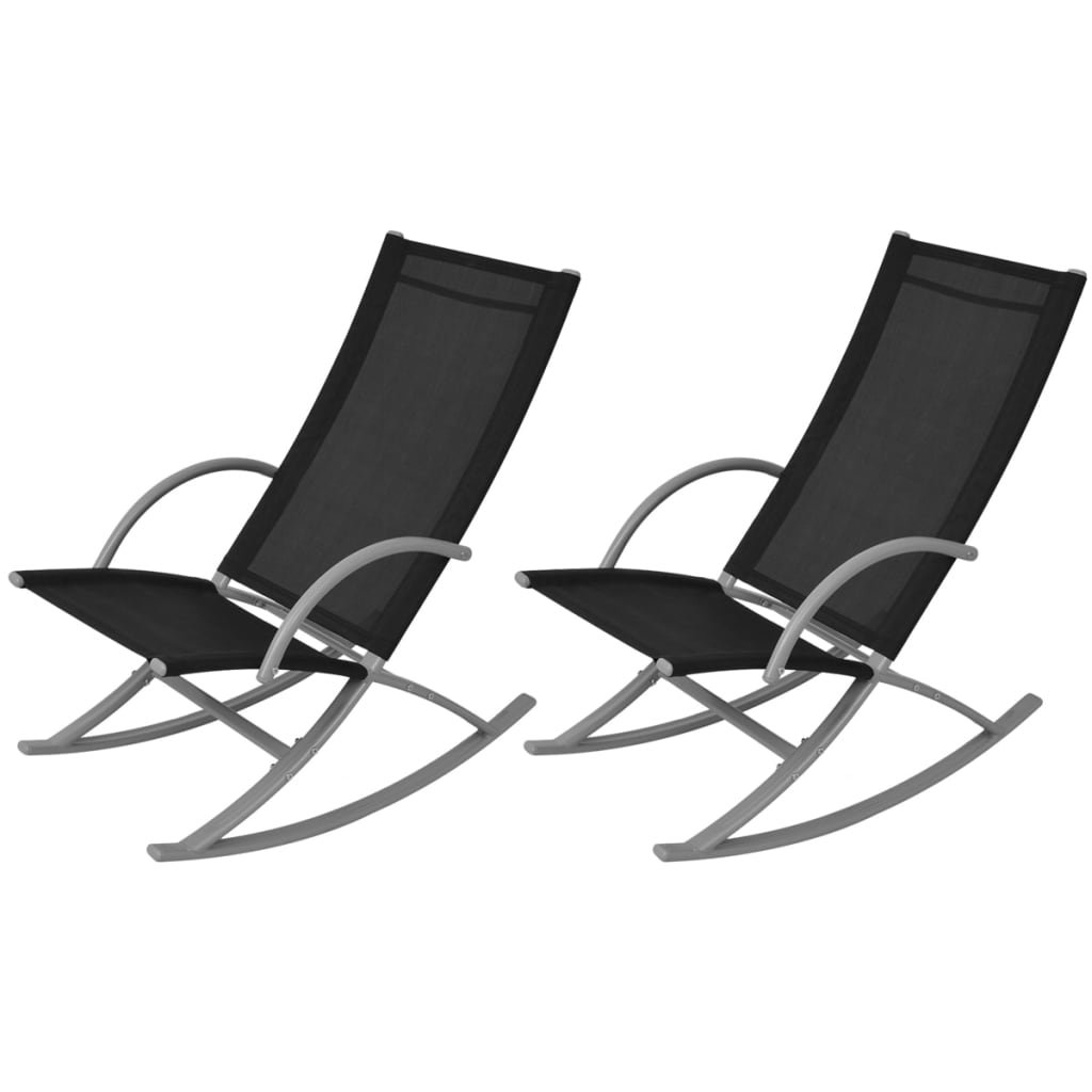 outdoor rocking swivel chair set