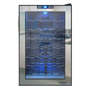 28 Bottle Single Zone Freestanding Wine Cooler by Vinotemp