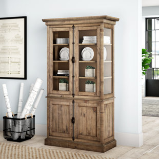 Go to store & view more images West Point Lighted China Cabinet by Greyleigh