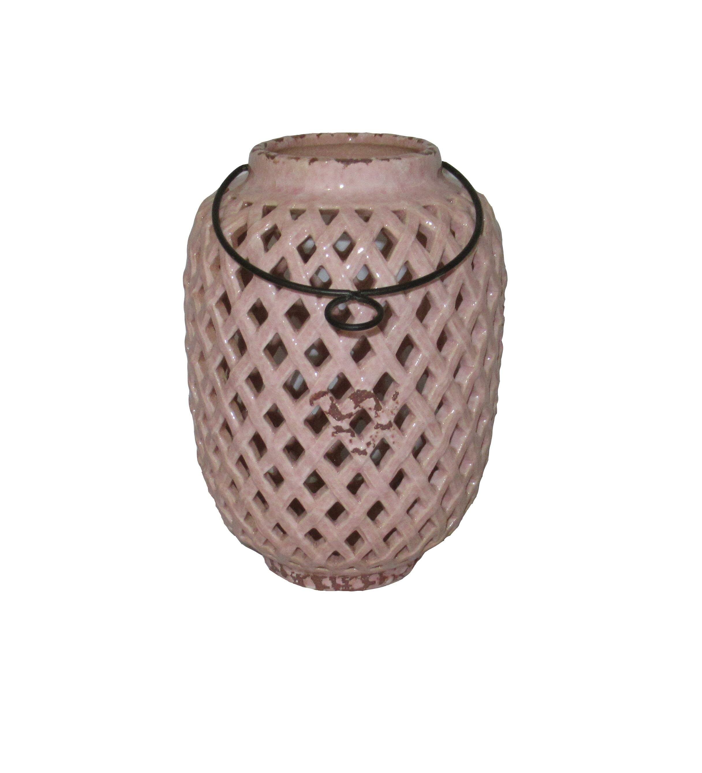 Bungalow Rose Ceramic Lantern