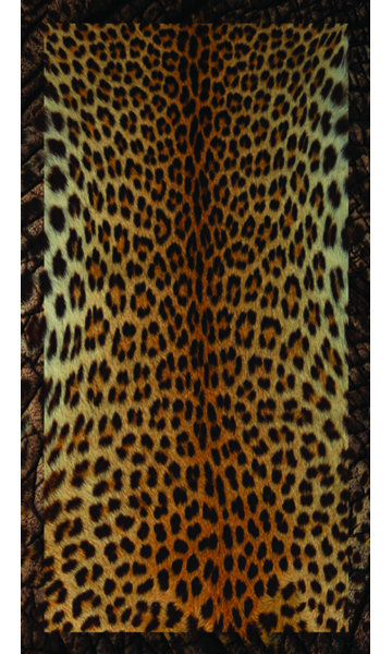 World Menagerie Maravilla Cheetah 2 Rectangle Plastic Vinyl Non Slip Animal Print Shower Mat Reviews Wayfair