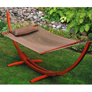Go to store & view more images Patrick Polyester Hammock with Stand by World Menagerie