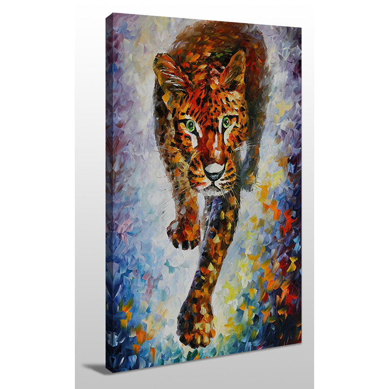 Pictureperfectinternational Snow Leopard By Leonid Afremov