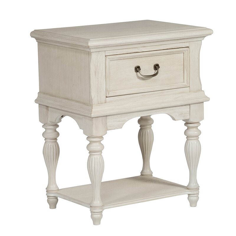 Rosecliff Heights Trenton Leg 1 Drawer Nightstand Reviews Wayfair