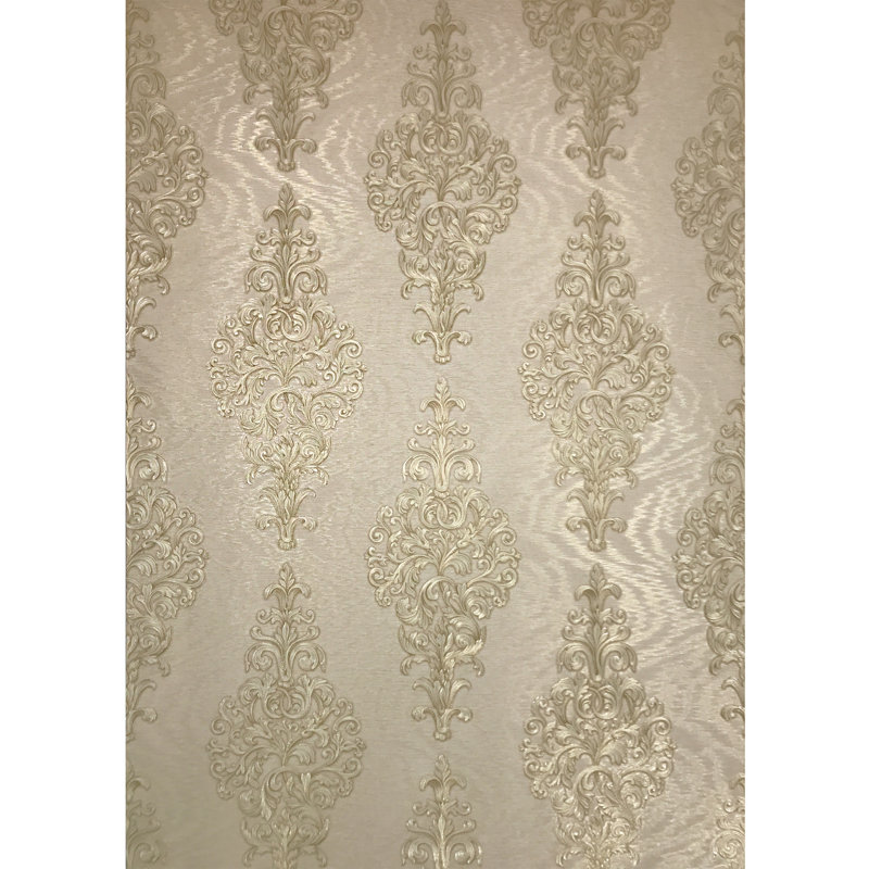 House Of Hampton Cropsey Victorian Vinyl Non Woven Removable