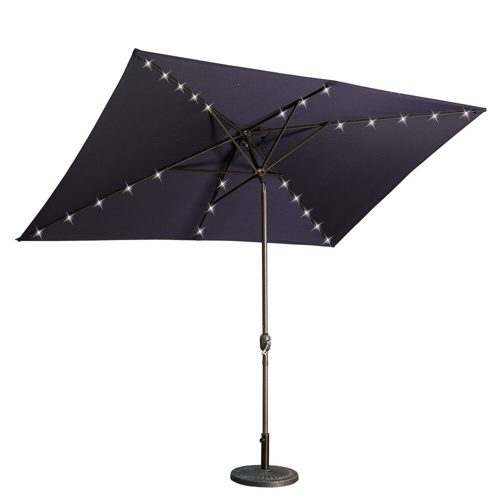 Freeport Park Debbra 10 X 6 5 Rectangular Market Umbrella Wayfair