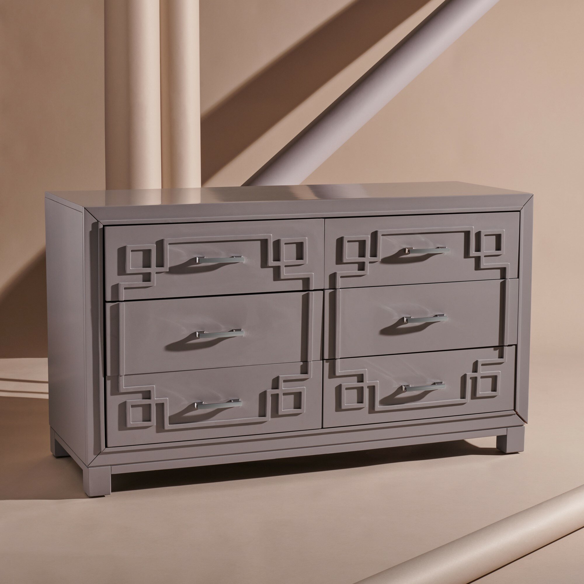 nola 6 drawer double dresser