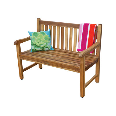 EcoDecors 51”, Outdoor Bench, Patio bench, Outdoor Benches Weatherproof, Wooden Bench Outdoor, Wood Bench Outdoor, Outdoor seating, Porch Benches - Earthy Teak