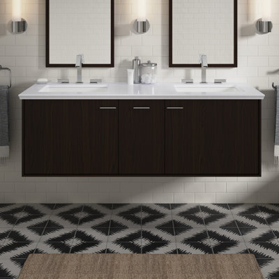 K 2223 2783 8 G81 G82 G83 Kohler Jute 51 Wall Jute 51 Wall Mounted Single Bathroom Vanity Set