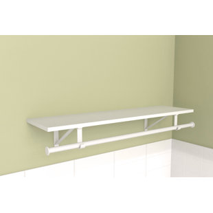 Wall Shelf With Hanging Rod Wayfair Wall Shelf
