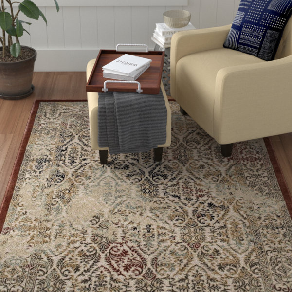 Fleur De Lis Living Broman Ornate Turkish Vintage Tan Walnut Brown Area Rug Wayfair