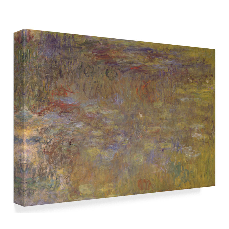 Vault W Artwork The Waterlily Pond By Claude Monet Oil Painting