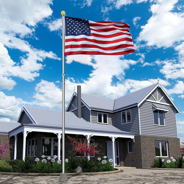 Details about   Independence Flag 5-ft W x 3-ft H American Embroidered Flag
