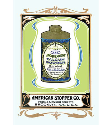 KandB Jacqueminot Talcum Powder Vintage Advertisement Buyenlarge