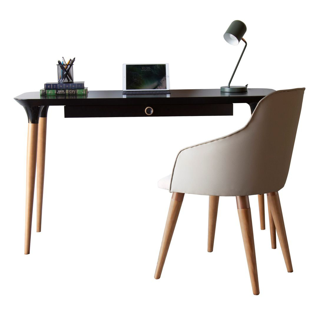 Corrigan Studio 2 Piece Homedock Office Desk And Martha Accent Chair Set Wayfair Ca
