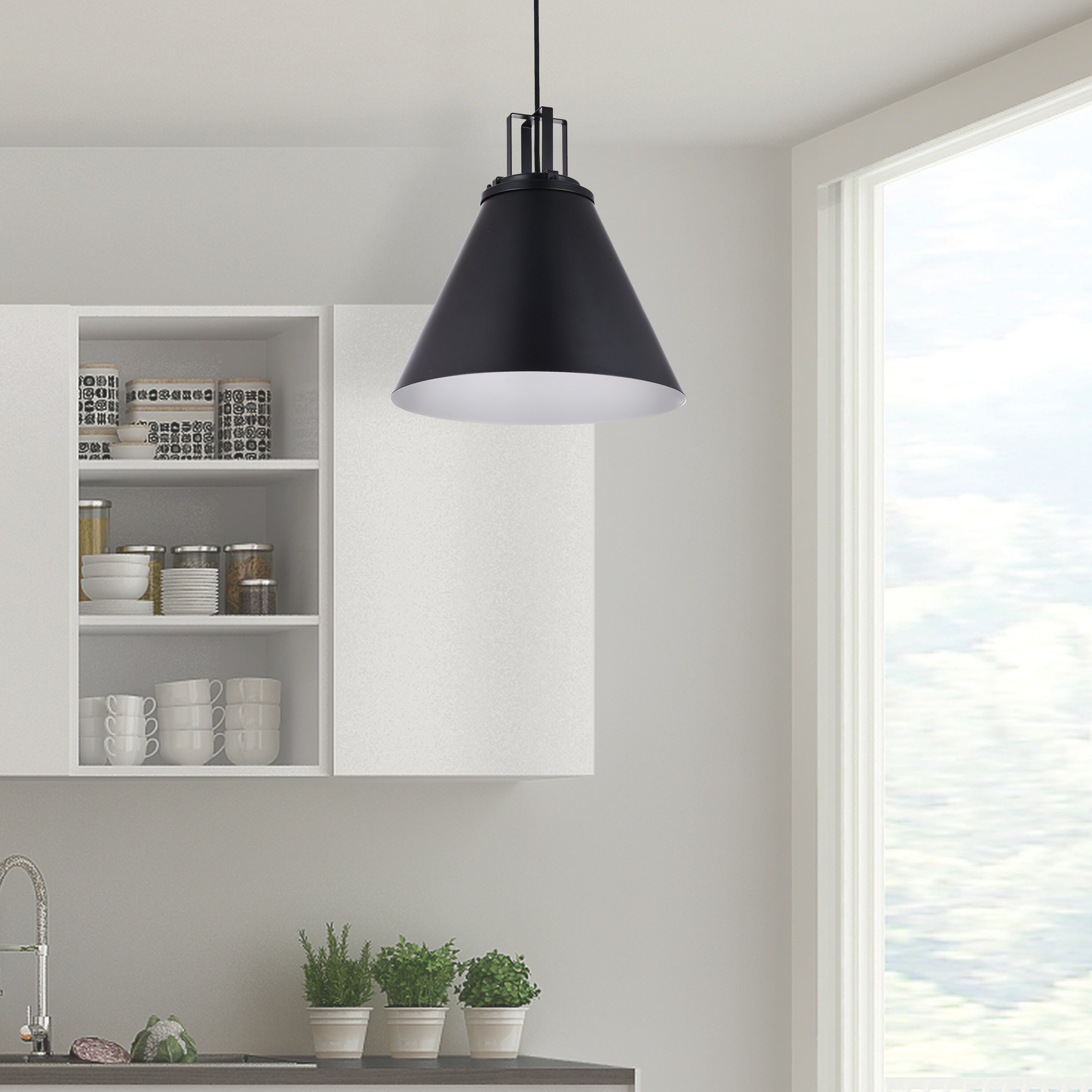 wayfair white pendant light