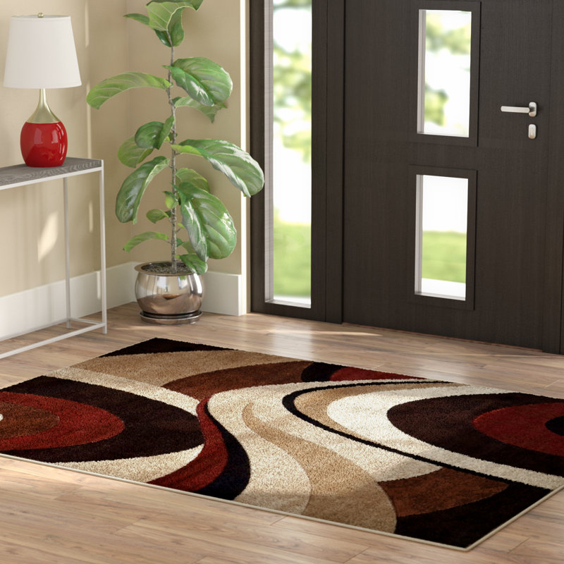 Ebern Designs Giannini Brown Beige Area Rug Reviews Wayfair Giannini Brown Beige Area Rug