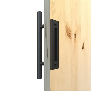 Black Handle Barn Door Hardware You'll Love in 2021 | Wayfair