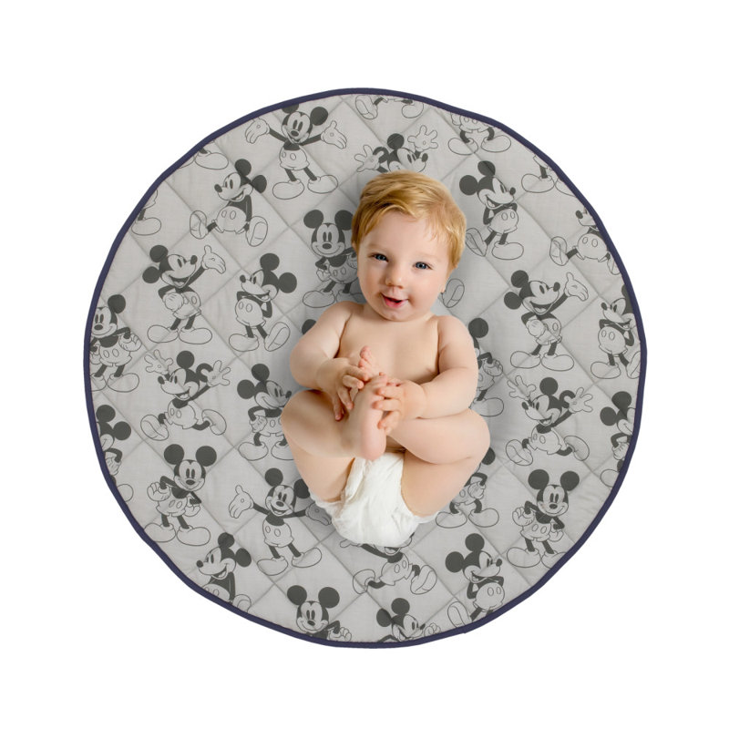 round tummy time mat