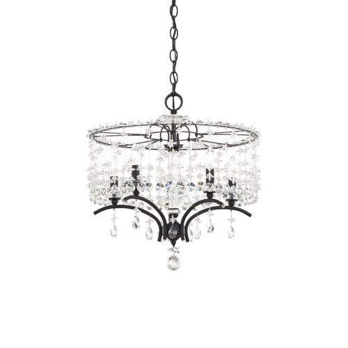 Schonbek Bella Rose 10 Light Candle Style Drum Chandelier With Crystal Accents Wayfair