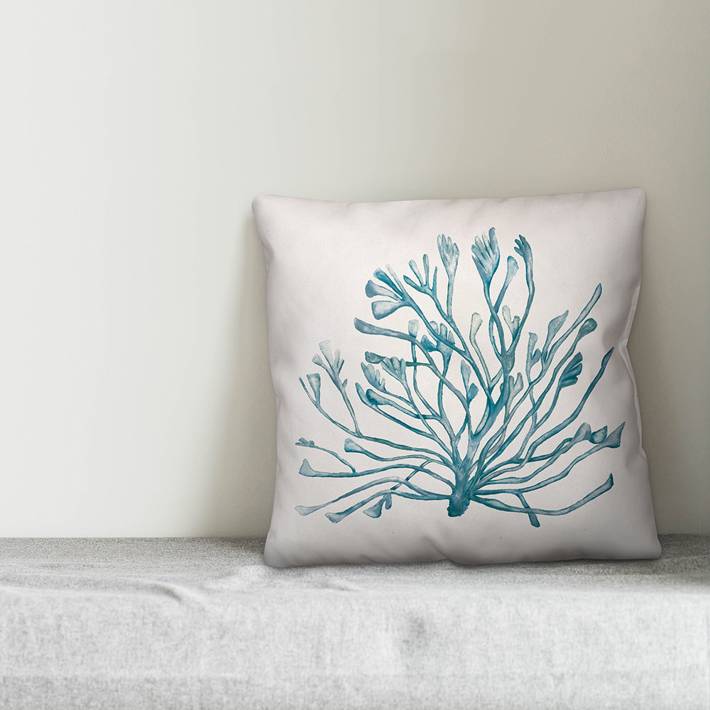 Highland Dunes Winebrenner Sea Coral 18 Throw Pillow Wayfair