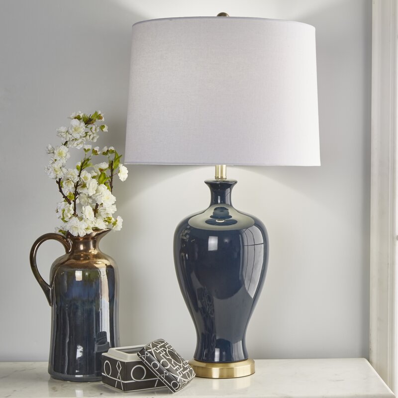 ceramic urn table lamp