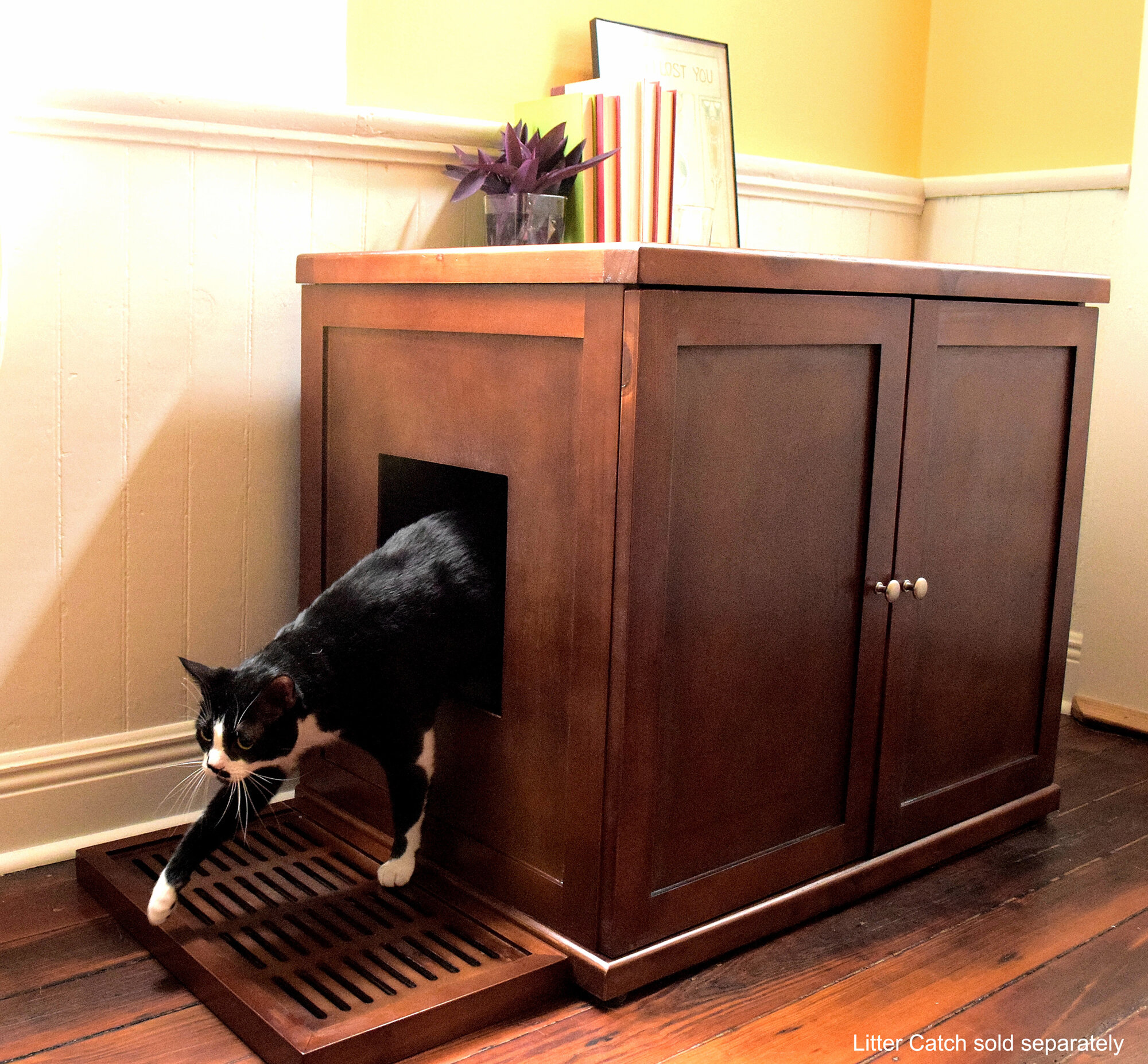 Cathey Wooden Litter Box Cabinet Reviews Joss Main