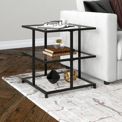 Greenwich 22'''' Wide Square Side Table