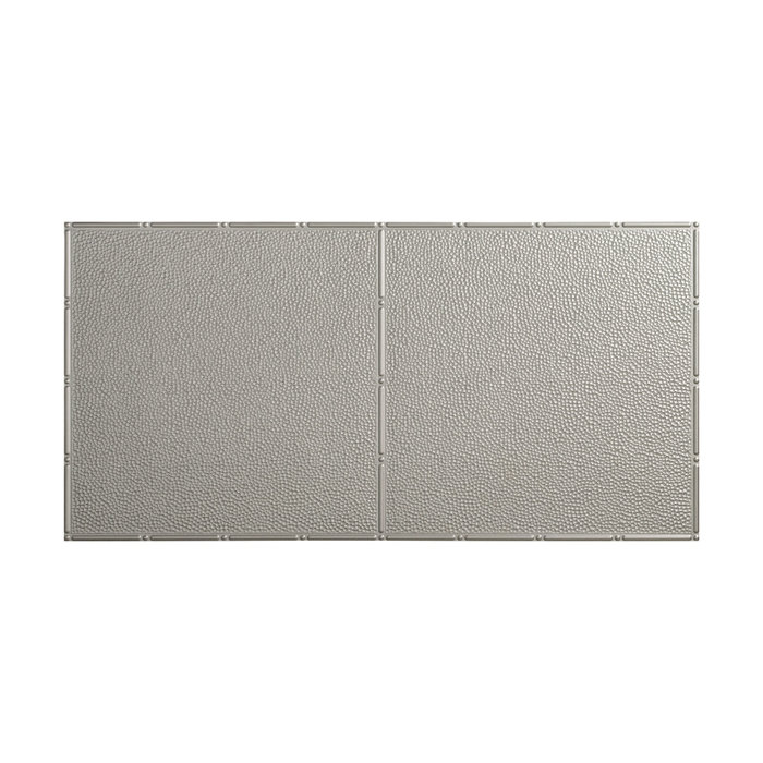Fasade Border Fill 2 Ft X 4 Ft Glue Up Ceiling Tile In Argent