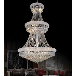 32-Light Empire Crystal Chandelier