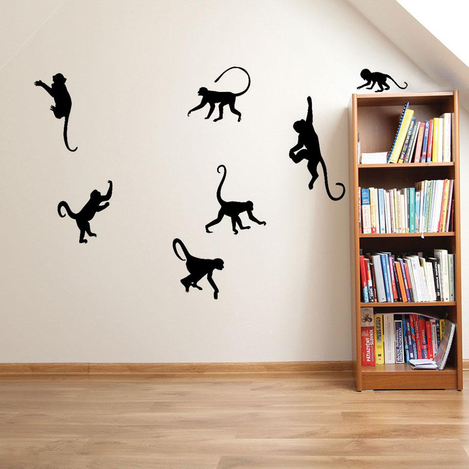 monkey wall stickers
