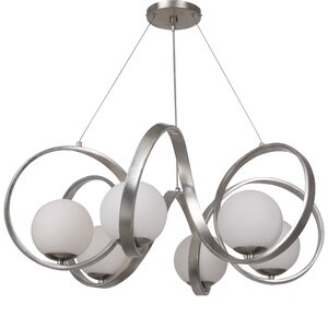 Bacher 6-Light Candle-Style Chandelier