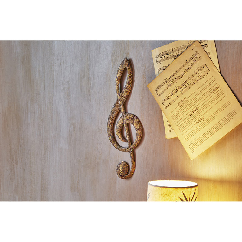 Winston Porter Traditional Music Note Metal Wall Decor Reviews