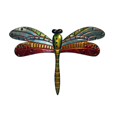 Cheungs Metal Dragonfly Wall Décor Wayfair Metal Dragonfly Wall Décor
