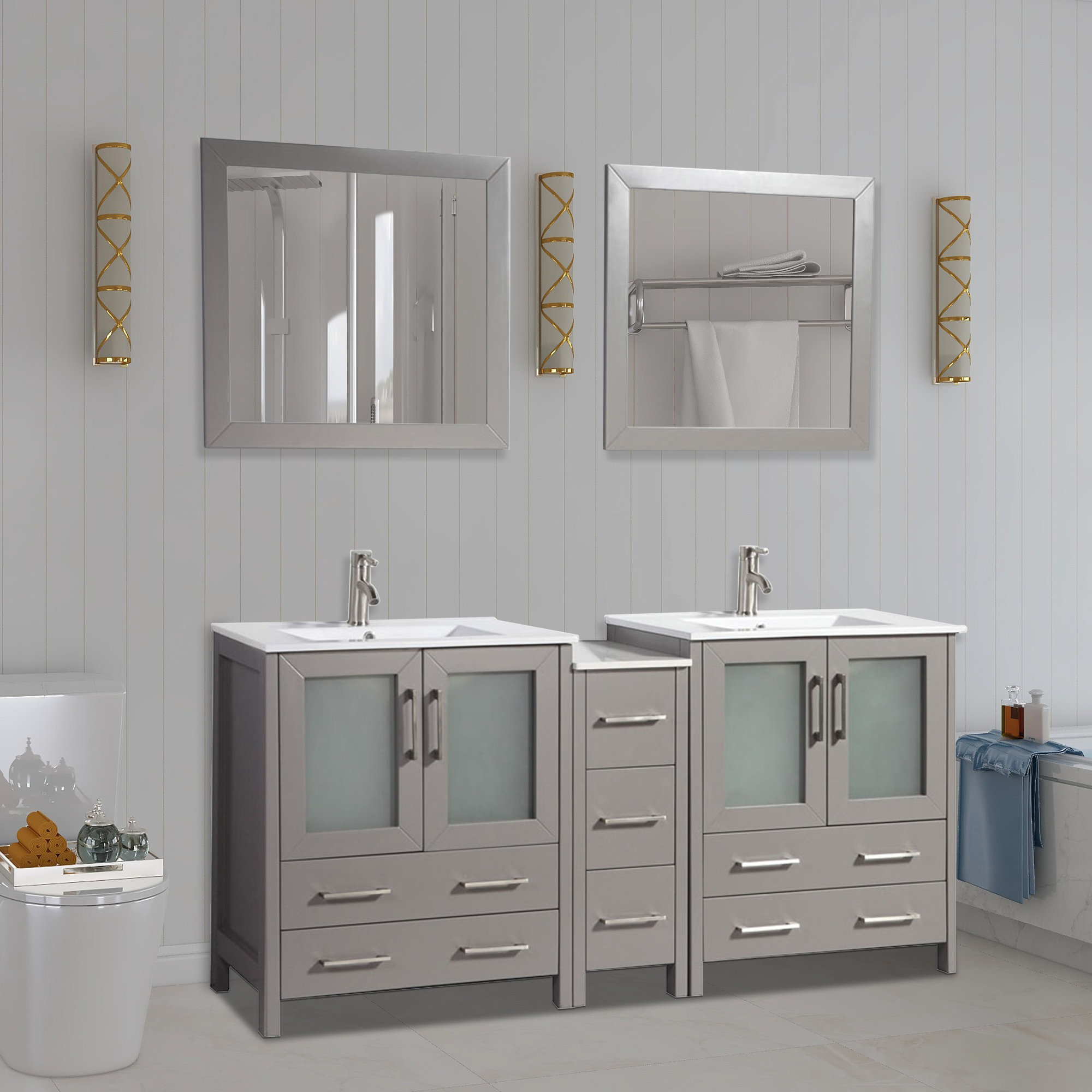 Hers Ceramic Knobs Pulls Kitchen Drawer Cabinet Vanity Closet 318 Furniture Door