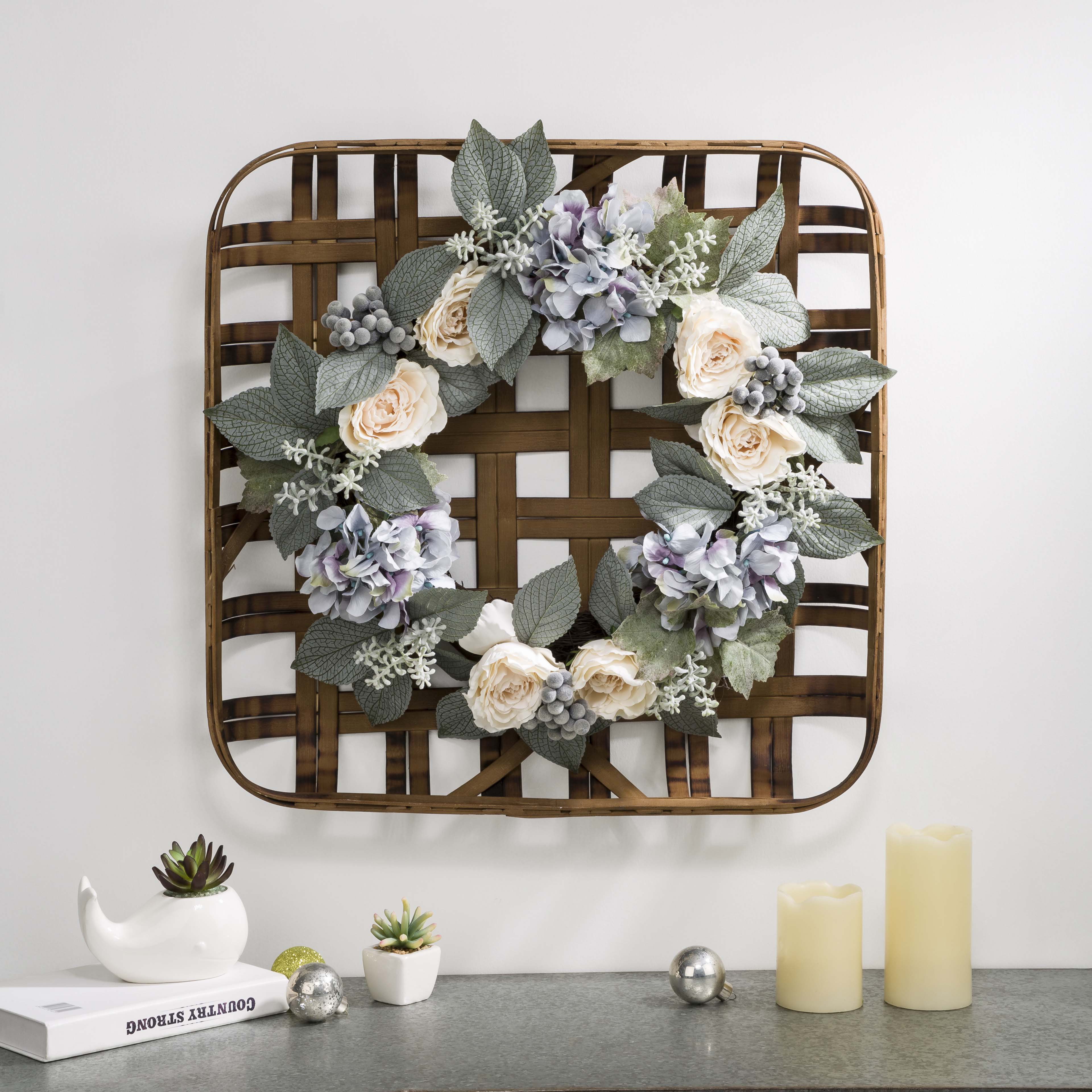 One Allium Way® Bamboo Tobacco Basket Wall Décor Wayfair