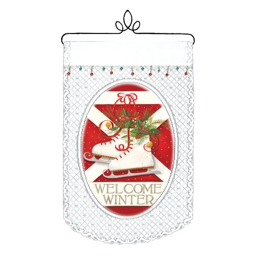 Heritage Lace Welcome Winter Wall Decor | Wayfair