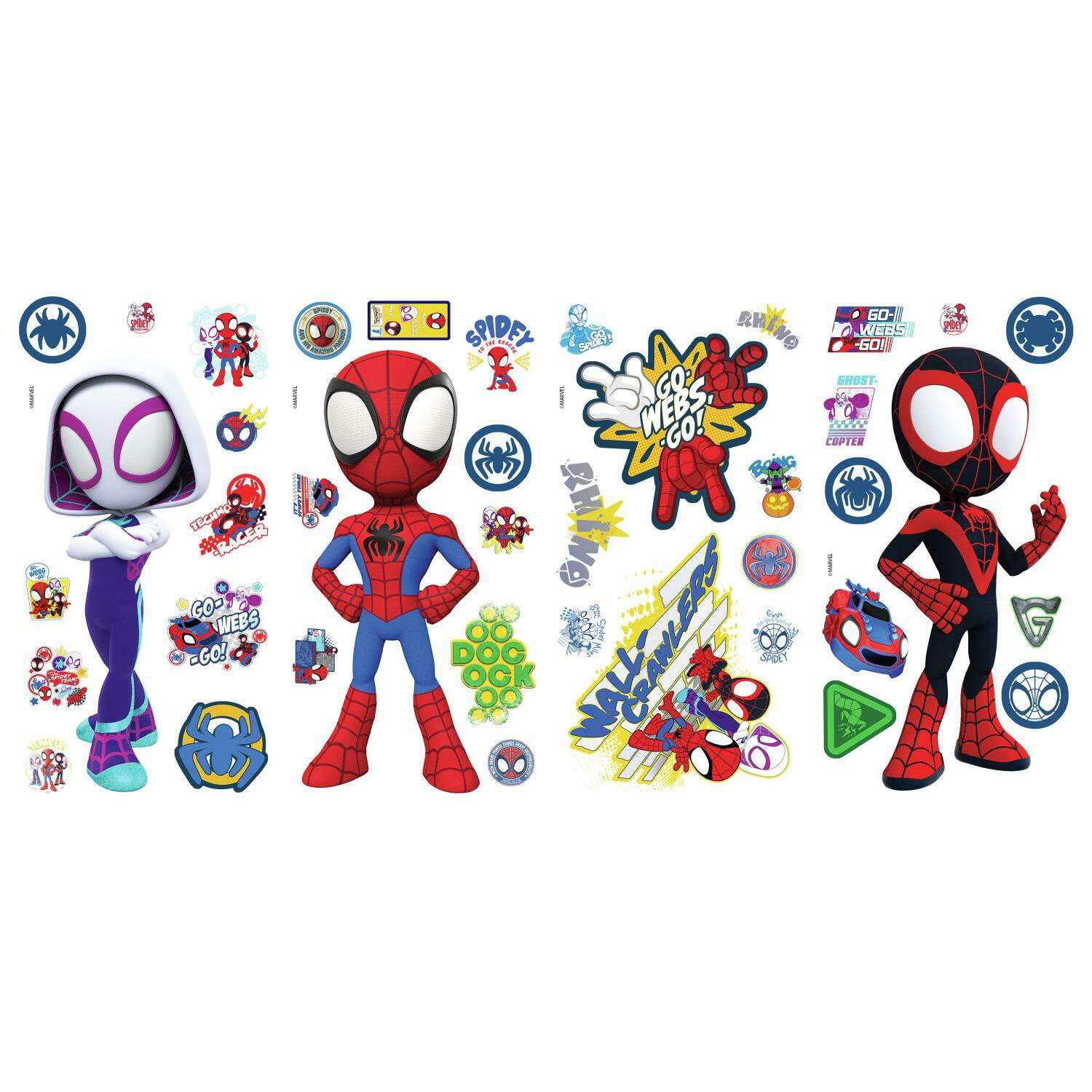 Spidey and His Amazing Friends Peel and Stick Wall Decal