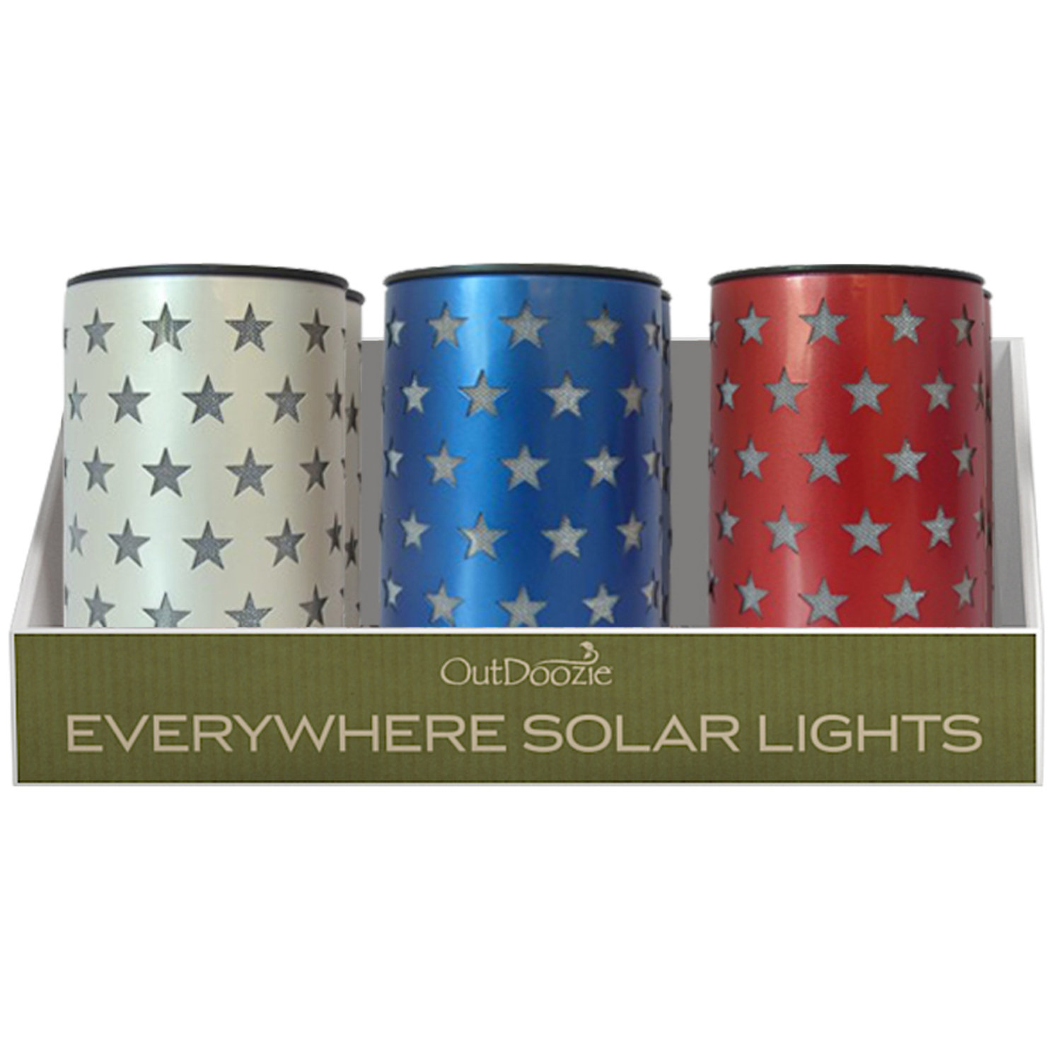 patriotic solar lantern