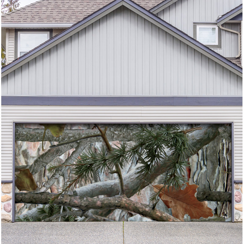NYMB Jungle Forest Garage Door Decorations Banner 7 X 16 Ft, Large