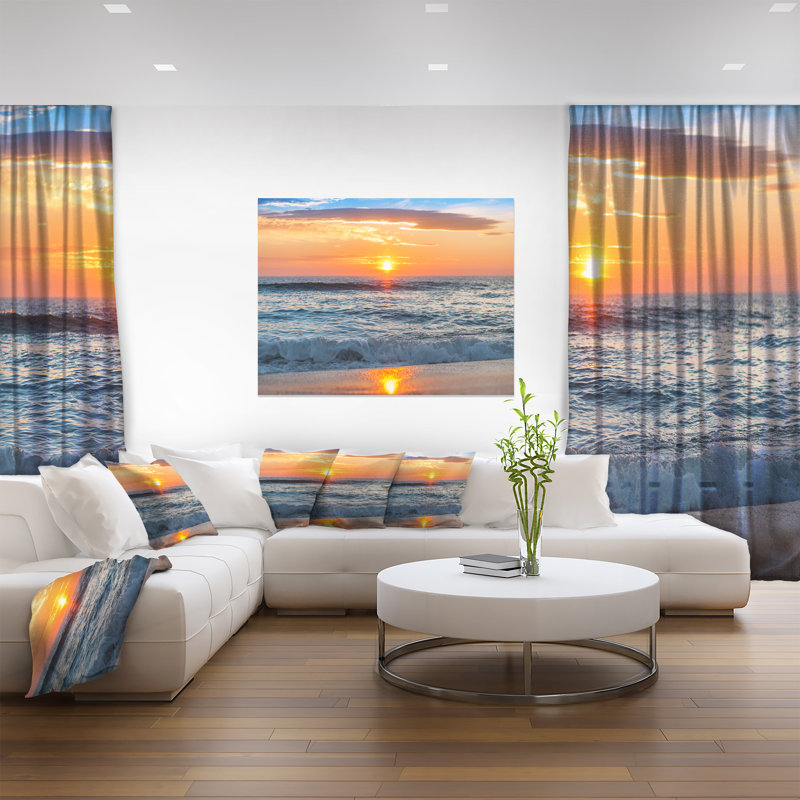 Highland Dunes Beautiful Sunrise Over The Horizon Modern Beach