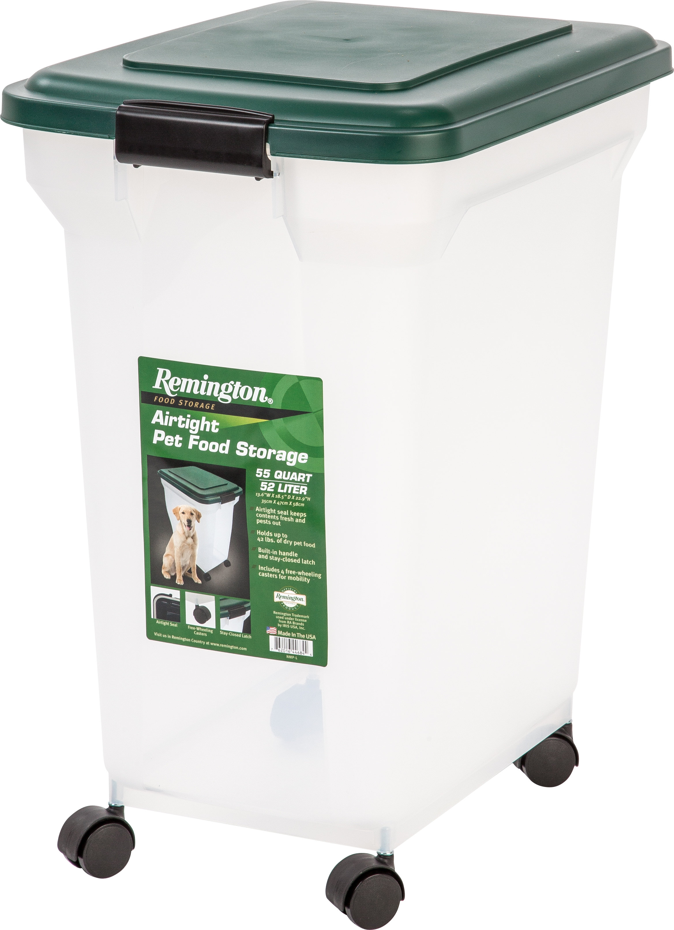 airtight pet food storage container